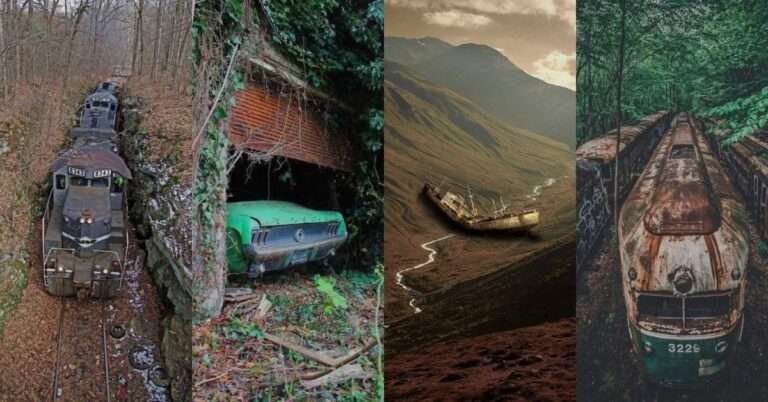 Examining More Than Ten Isolated Places With Abandoned Vehicles