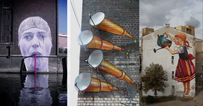 22 Pieces Of Street Art That Cleverly Interact With Their Surroundings