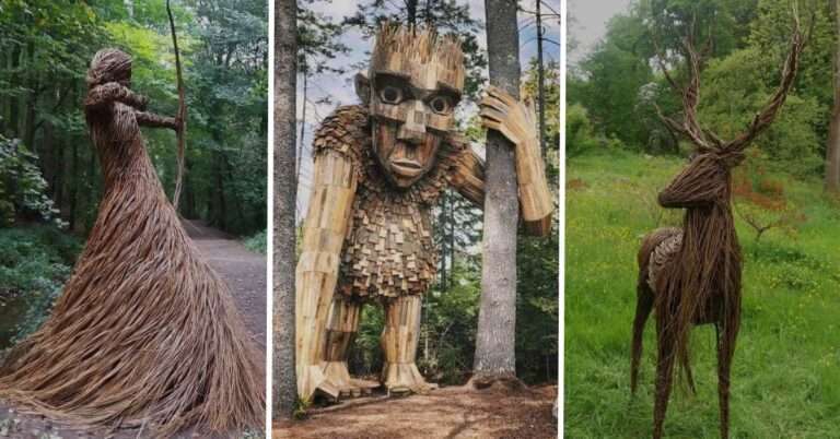 19 Sculptures Made Out of Natural Materials That Can Spice Up Any View